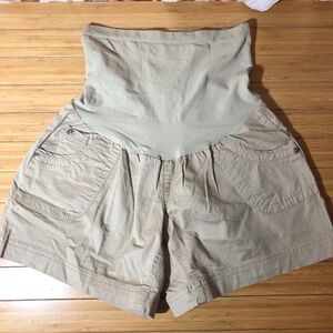 Oh Baby by Motherhood Chino Maternity Shorts Size S